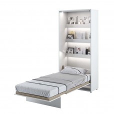 Sienas gulta 90 BED CONCEPT BC-03, balts